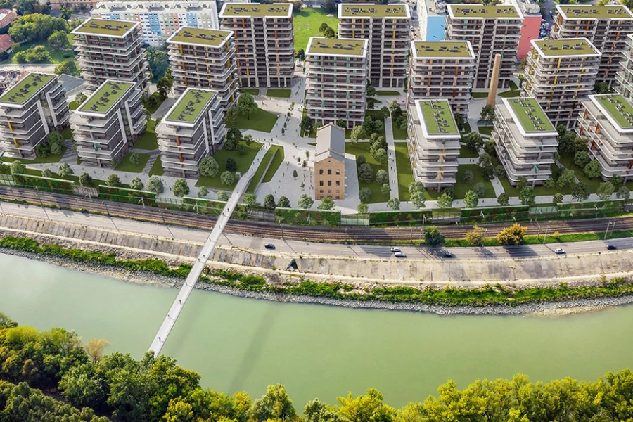 Budapest főépítésze jóváhagyta az Óbudai-sziget új gyalogoshídjának koncepcióját