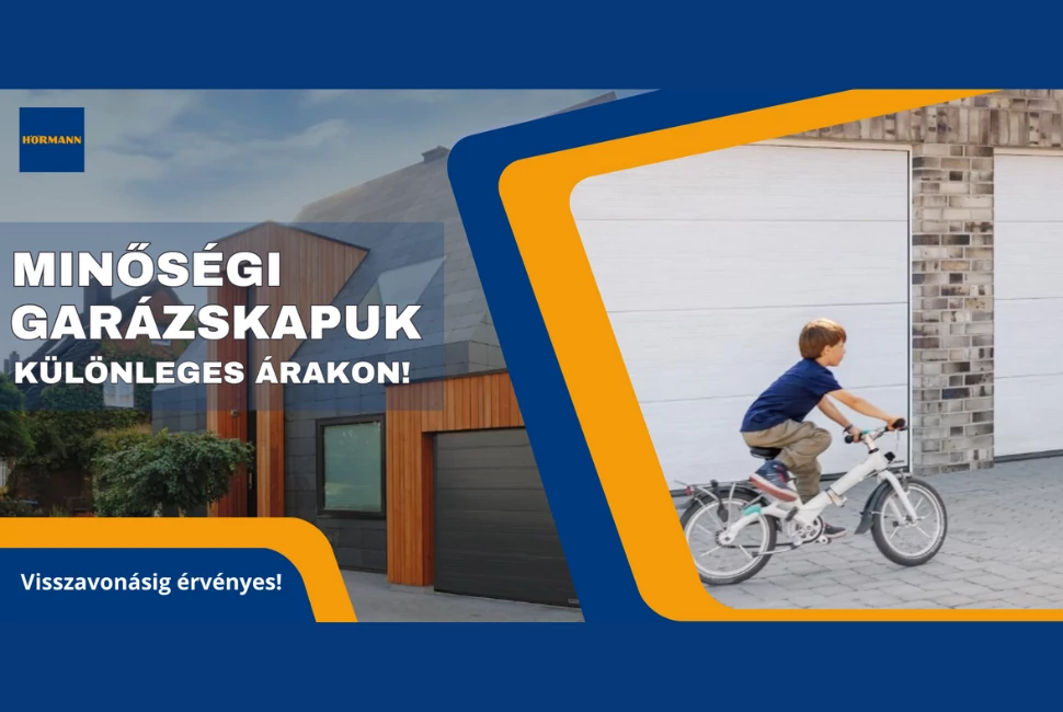 Hörmann garázskapu akció