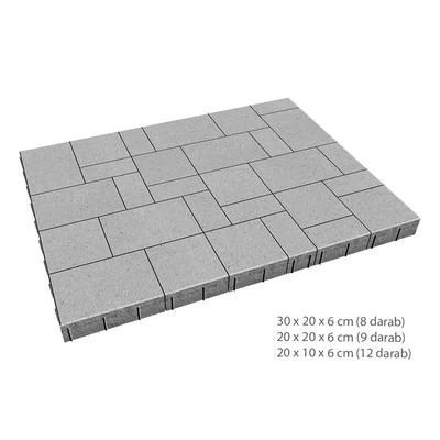 Classic Infrastruktúra Kombi 8cm Szürke térkő