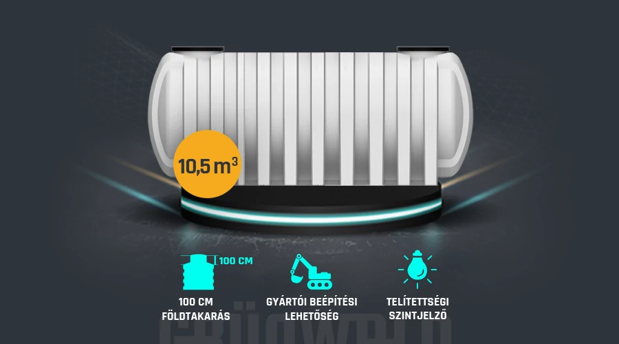 Grünwald Szennyvízgyűjtő tartály  10.5 m3