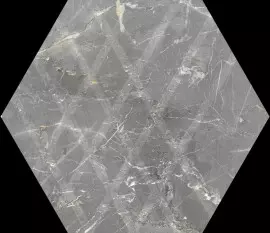 MARVELSTONE Light Grey Hexagon falburkoló 19,8x17,1x0,75 cm