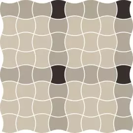 Modernizm Grys mozaik A padlóburkoló 30,9x30,9x0,6 cm
