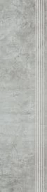 SCRATCH Grys matt lépcsőlap 29,8x119,8x1 cm