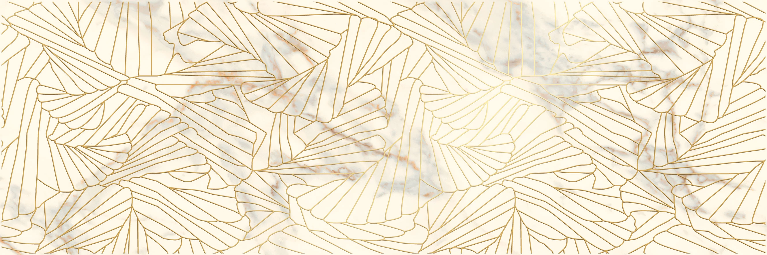 SERENE Bianco dekor falburkoló 25x75x0,9 cm